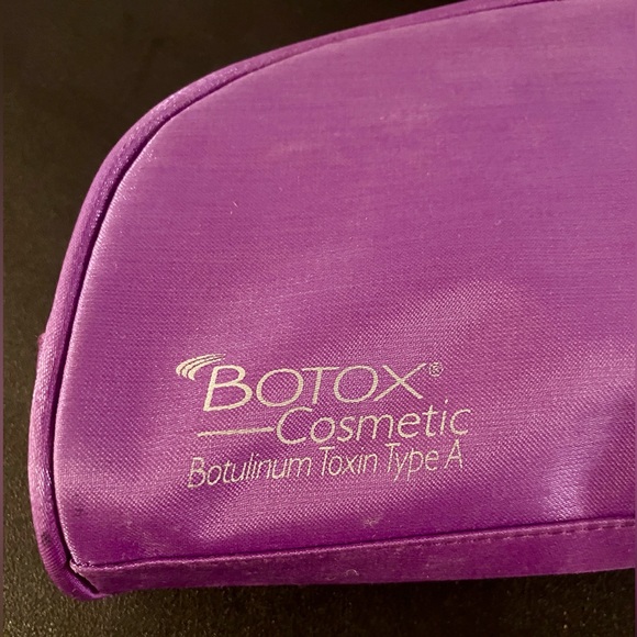 Unique Purple Botox Cosmetic Botulinum Toxin Type A Bag – Toiletry or Cosmetic T - Picture 2 of 7